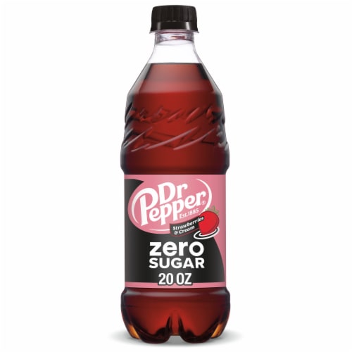 Strawberries & Cream Zero Sugar Soda X5
